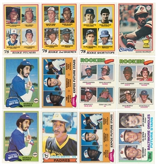 1977-82 Topps Baseball Complete Sets Collection (6)